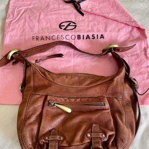 Francesco Biasia Leather Shoulder Bag